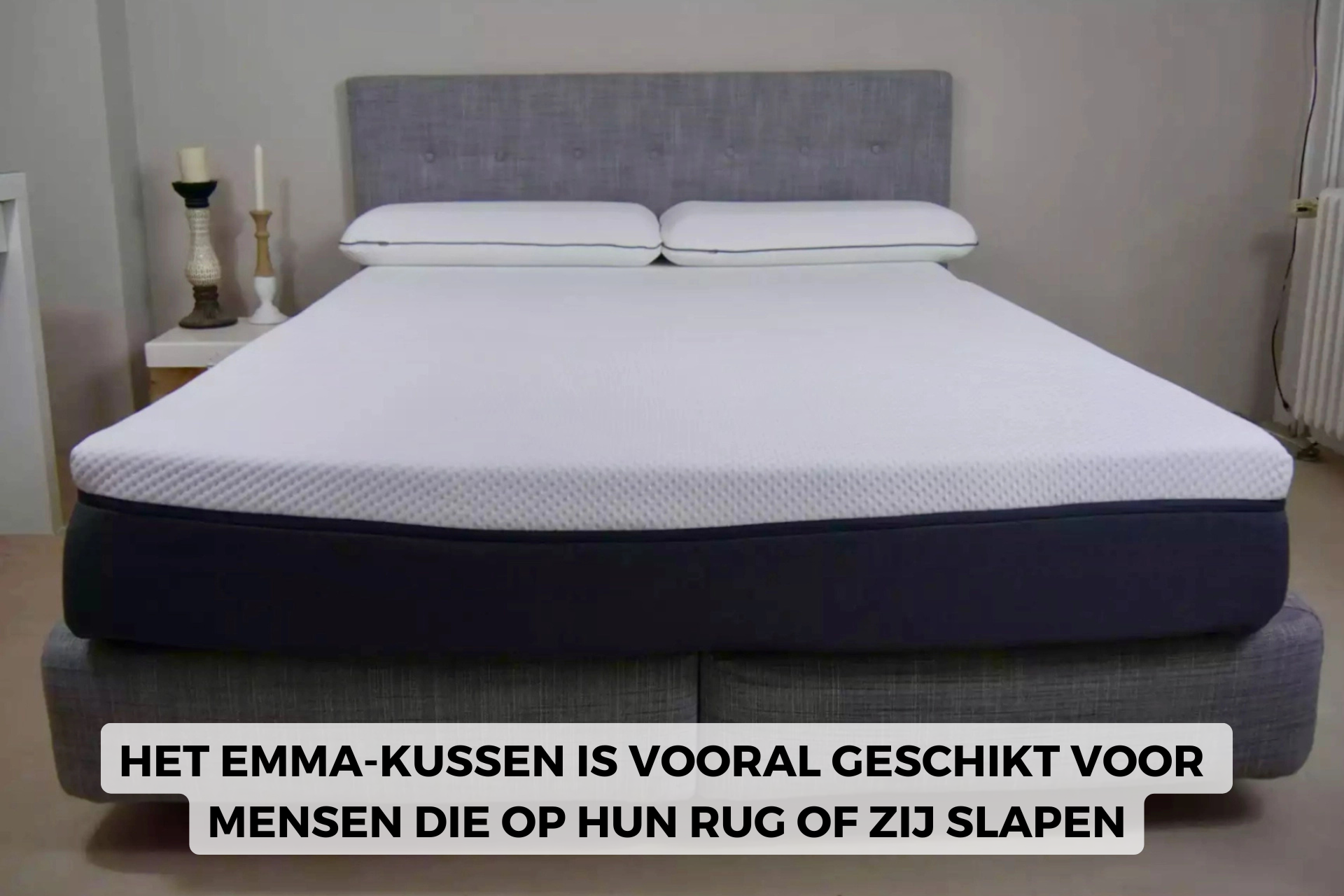 Emma Original Adapt Kussen op bed